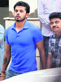 S Sreesanth, Disgraced bowler
