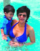 Mandira Bedi with her son