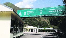 The Kaman post near the Line of Control at Uri in Baramulla district wears a deserted look on Sunday.