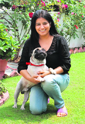 Aarti Dahiya with Brutus