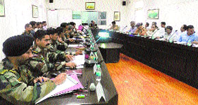 Romeo Force organised a joint security group conference at Rajouri. 