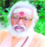 Environmentalist Swami Sanand talks to the media near Haridwar on Friday.