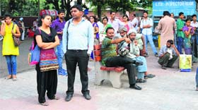 CTU plies Chaos on roads: Commuters look for an alternative mode of transport following the strike