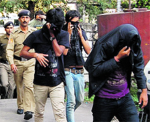 NIFT students at a court in Dharamsala on Friday