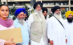 Simranjit Singh Mann, president of the SAD (Mann) was in Ludhiana on Saturday
