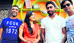 Star cast and crew of upcoming Punjabi movie Nabar during a promotional programme in the Ludhiana on Saturday