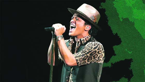 Bruno Mars performs during the recent 2013 MTV Video Music Awards in New York. The National Football League is set to announce Mars will perform at this season’s Super Bowl set for February 2, 2014, at MetLife Stadium in East Rutherford, New Jersey.