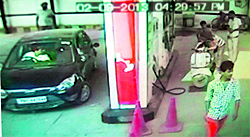 The CCTV footage of the incident in which the police claimed to have seized 10 grams of heroin
