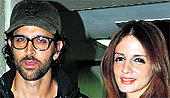 Hrithik with wife Sussanne 