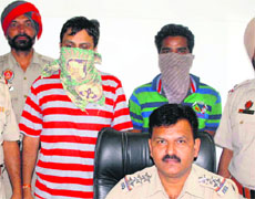 Two persons, who were caught with narcotics by the Sadar police in Amritsar on Monday.