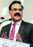 Finance Secretary Arvind Mayaram at the India Infrastructure Summit in New Delhi on Monday. 