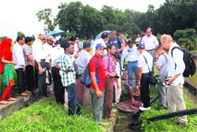 Delegates from Asia-Pacific countries participate in a workshop on forest hydrology in Dehradun on Wednesday