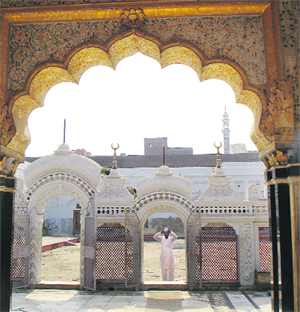 The shrine of Bu Ali Shah Qalandar of the Chishti order in Panipat. 