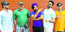 Preet Bhullar, YOgraj, Gurpreet Ghuggi, Aarya Babbar and Sagaar Sharma