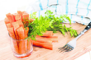 Having carrot or other vegetable sticks will occupy your hands and mouth to eat instead of smoking a cigarette