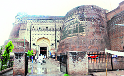 A view of the entrance to the Bathinda fort