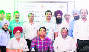 Registered medical practitioners  and private doctors at a meeting in Amritsar on Monday.