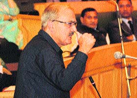 NC leader Mustafa Kamal at the Assembly session