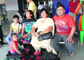 Nitin Chopra with his family