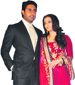 Abhishek Bachchan with Aishwarya
