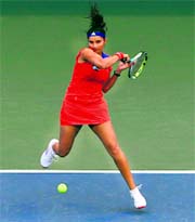 Sania Mirza is just a match away from winning her fifth title of the season.
