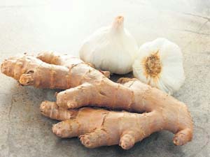 Ginger and garlic may reduce the risk of heart attacks	