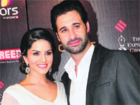 Sunny Leone with Daniel Weber