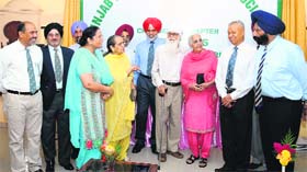 Members of the Punjab Regiment Officers Association at the DSOI, Sector 36, in Chandigarh on Sunday
