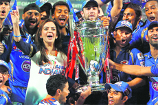 Mumbai Indians completed the double of winning the Champions League and the IPL in the same year. CSK is the only other team to have achieved the feat, in 2010.