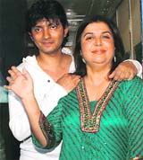Farah Khan with husband Shirish Kunder