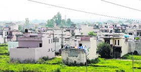 An illegal colony in Jalandhar