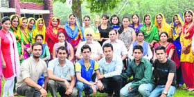 Students and staff of Guru Nanak Dev University College, Ladowali Road, Jalandhar, bagged the overall third position in youth festival division-B at GNDU Amritsar.
