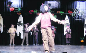 Students perform an item on the 125th anniversary celebrations at Wynberg Allen School in Mussoorie on Wednesday. 