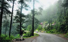 A panoramic view of Patnitop