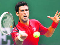 Djokovic beat Marcel Granollers 6-2 6-0 in the second round at the Shanghai Masters on Wednesday. 