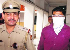 The accused in police custody