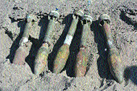 Five bombs were found in Leh district on Wednesday evening. 