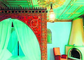 Moroccan decor is all about east and west fusion