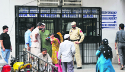 The emergency block of the GMC hospital in Jammu. Tribune photo: Inderjeet Singh