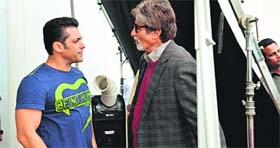 Amitabh Bachchan with Salman Khan