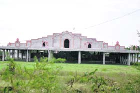A view of Asarams ashram at Bhagwati Nagar in Jammu