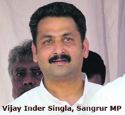 Vijay Inder Singla, Sangrur MP