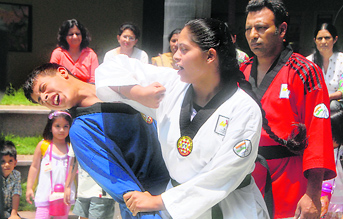 A self-defence workshop, Fight Back was organised for teachers by British School, Chandigarh.