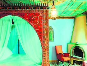 Moroccan decor is all about east and west fusion