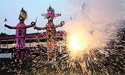 Fireworks set ablaze at MSD School grounds