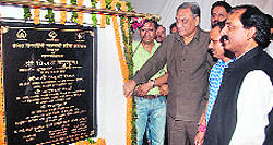 Uttarakhand Chief Minister Vijay Bahuguna inaugurates the Indira Priyadarshini Working Women hostel in Dehradun on Sunday