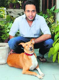 Angad Anand with Sohnie 	Photo: Vicky Gharu