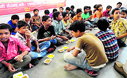 Children rescued from two factories in Ludhiana