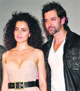 Hrithik Roshan and Knagan Ranaut