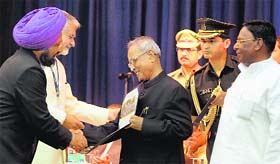 President Pranab Mukherjee in Mussoorie on Friday